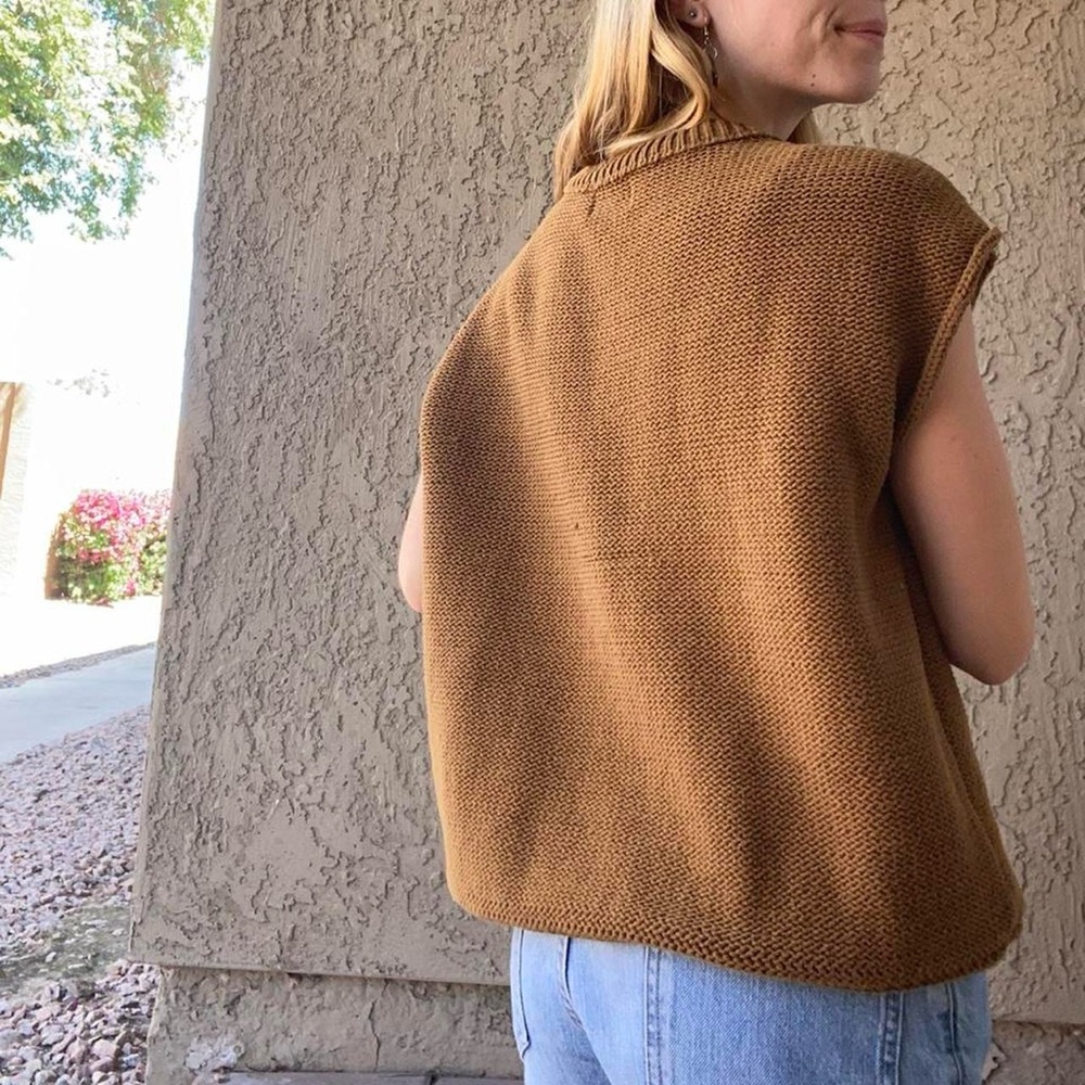 Universal Thread Tan Knit Top - image 2